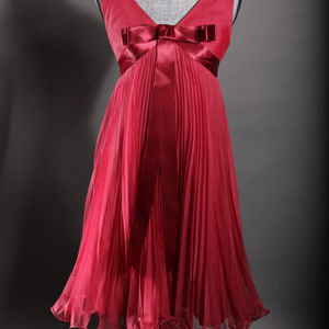 60's Vintage Red Baby Doll Dress Size 6